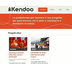 Kendoo, crowdfunding  iperlocale made in Bergamo