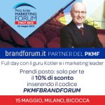 Brandforum.it Media Partner dell’esclusivo Philip Kotler Marketing Forum