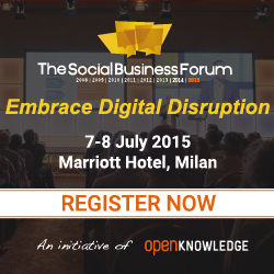 Digital Disruption al Social Business Forum