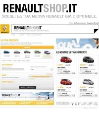 Renault lancia un sito ad hoc per la vendita delle sue auto