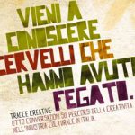 TRACCE CREATIVE - ciclo di incontri sulla creatività nell'industria culturale italiana