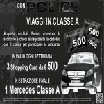 Police compie 30 anni e festeggia regalando la nuova Mercedes Classe A