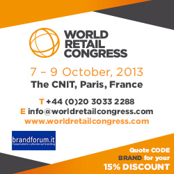 Brandforum media partner del World Retail Congress anche per l’edizione 2013