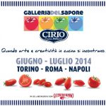 “Galleria del sapore Cirio”: incontro di arte e cucina