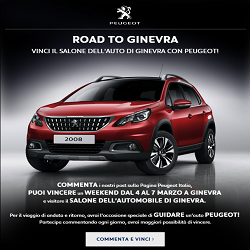 Con “Road to Ginevra” E3 porta i fan di Peugeot all’International Motor Show