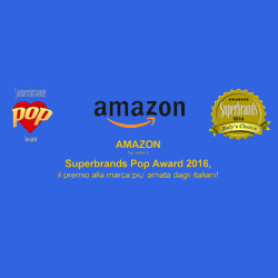 Amazon si aggiudica il Superbrands Pop Award 2016