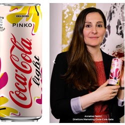 PINKO veste Coca-Cola con  #GlamTaste