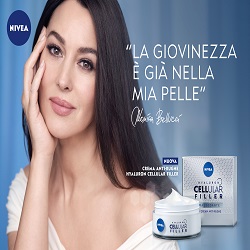 Nivea sceglie Monica Bellucci come volto della campagna Hyaluron Cellular Filler