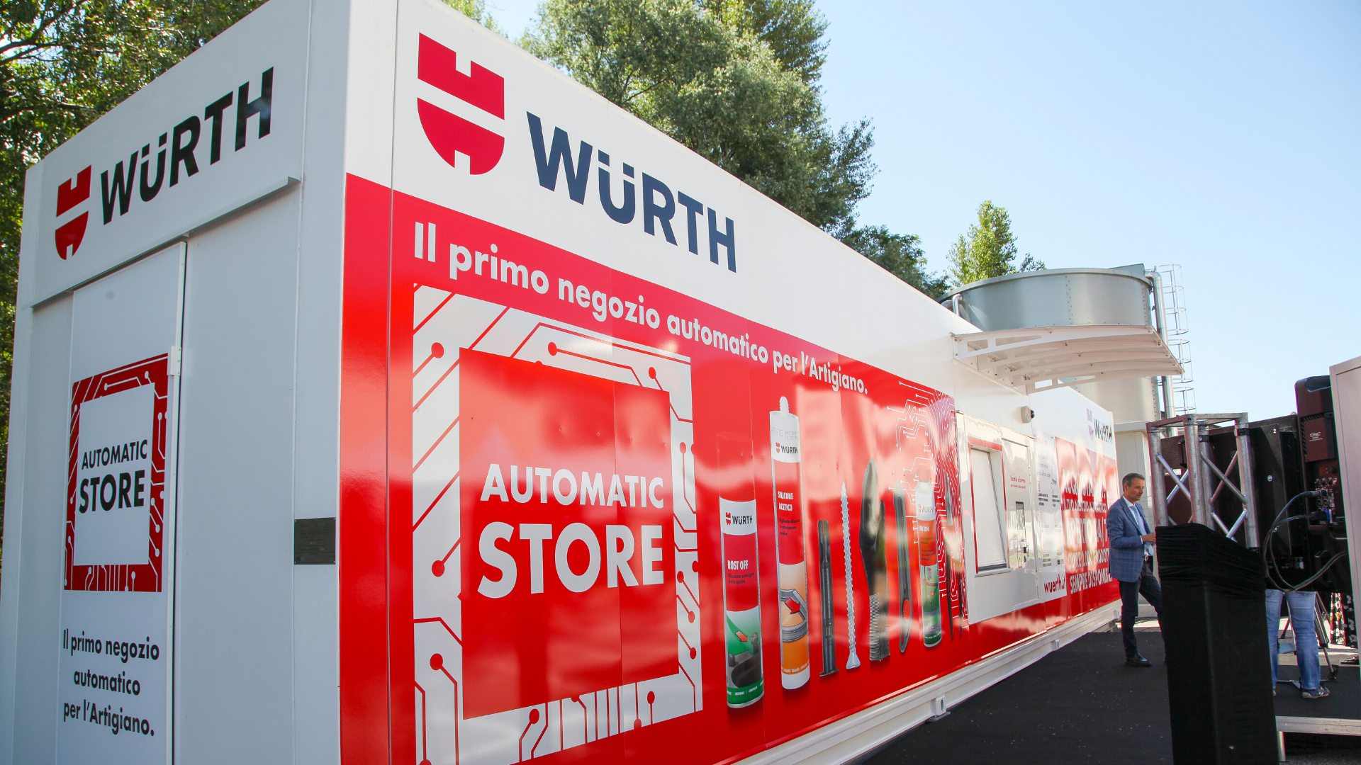 Würth inaugura il primo negozio automatizzato in Italia
