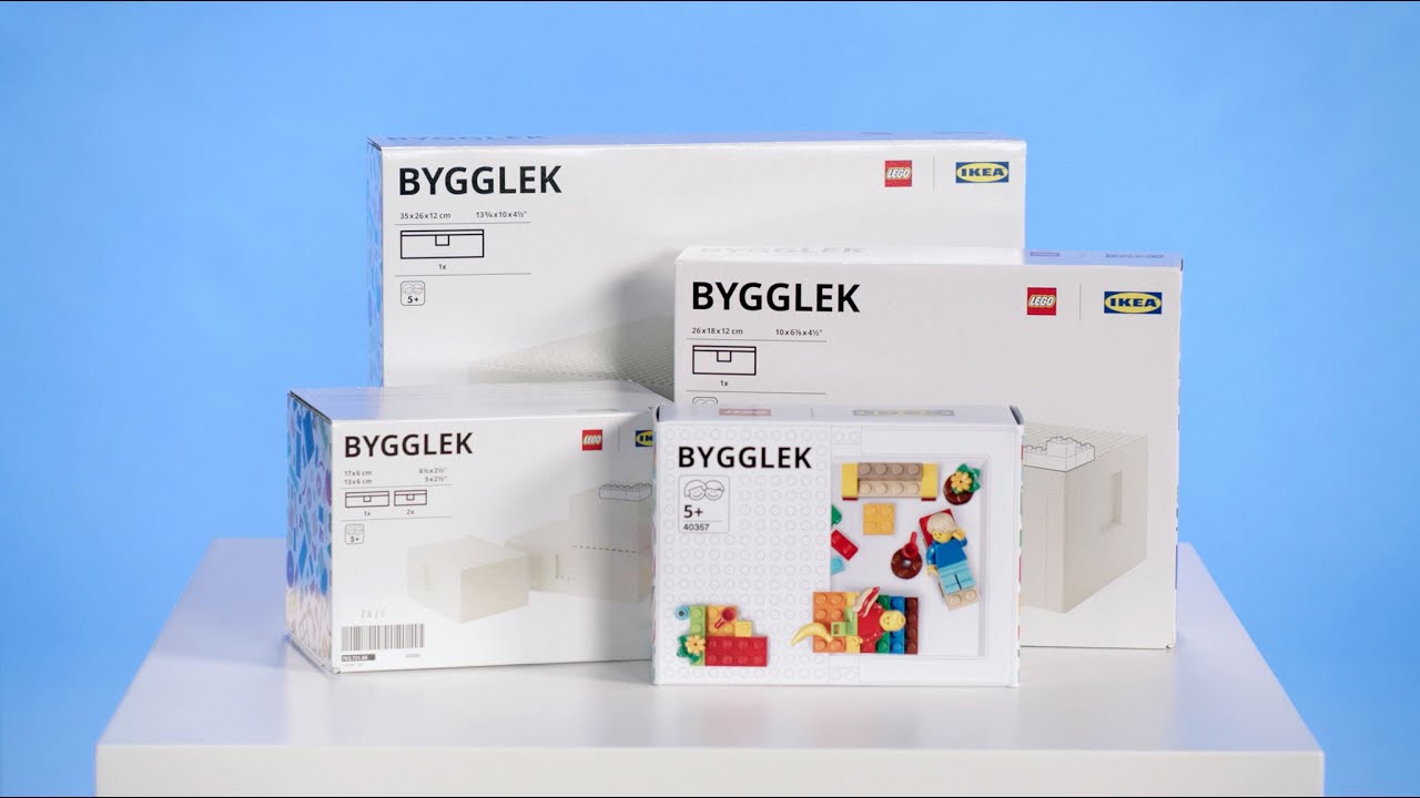 A ottobre arriva la collezione BYGGLEK, i mattoncini LEGO di IKEA