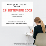 Professione Sales: proseguono le selezioni della 8a edizione del Master in Account e Sales Management