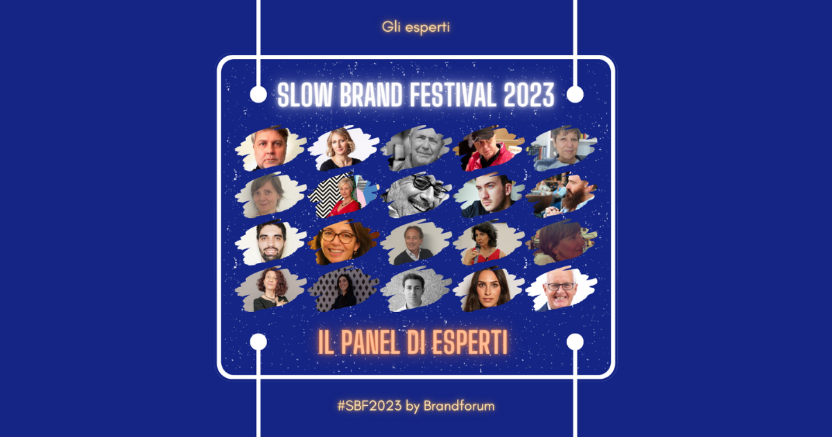 Slow Brand Festival 2023: il panel di esperti