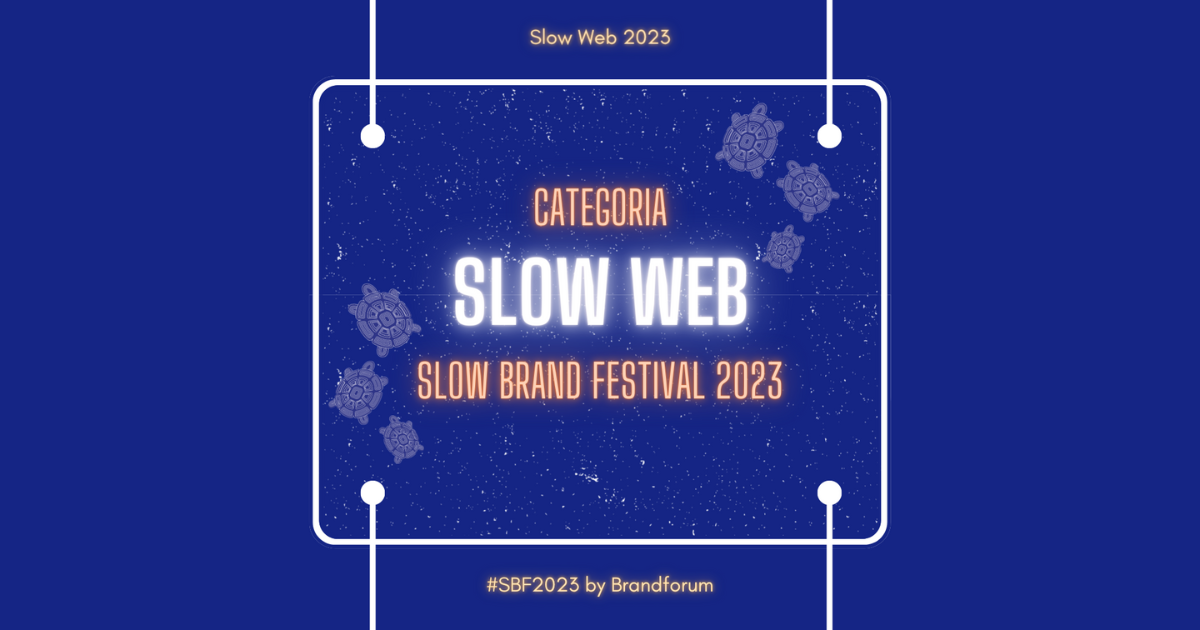 #SBF2023: scopri le nomination della categoria Slow Web!