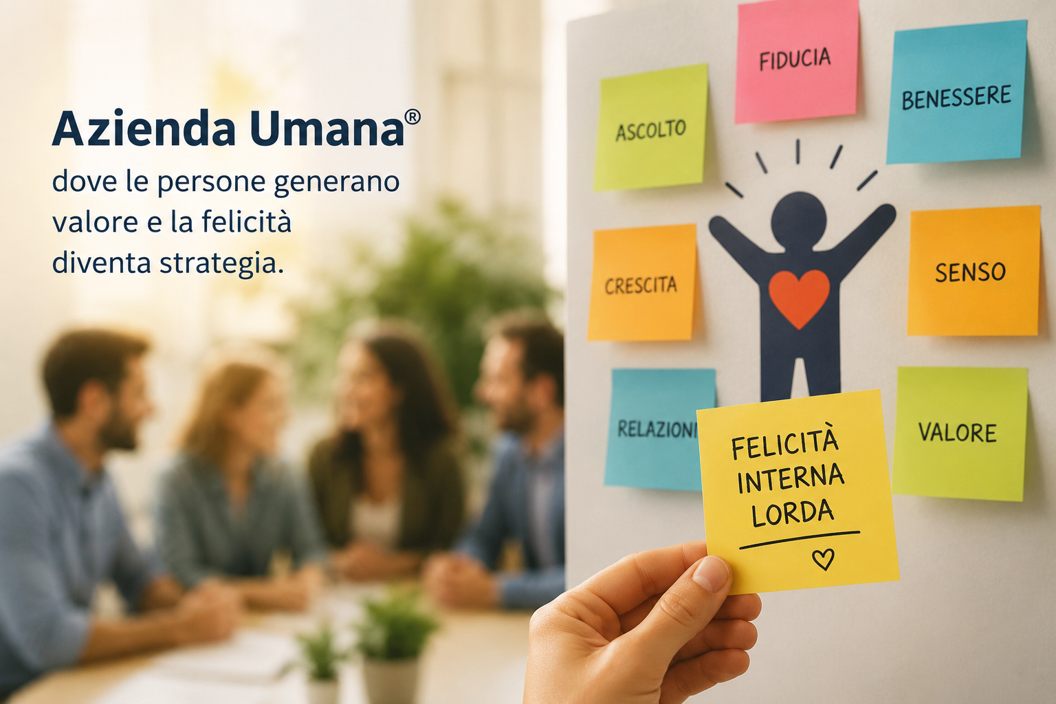 “Azienda Umana®”: un percorso di trasformazione culturale capace di portare dento le organizzazioni la Felicità Interna Lorda