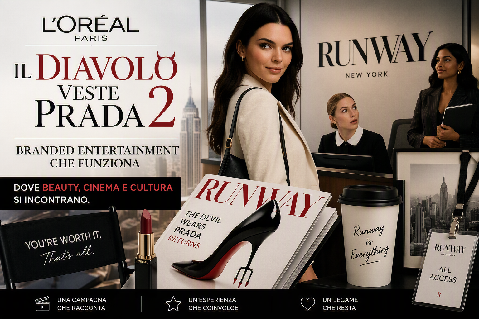 L’Oréal Paris e Il Diavolo veste Prada 2: Branded Entertainment che funziona