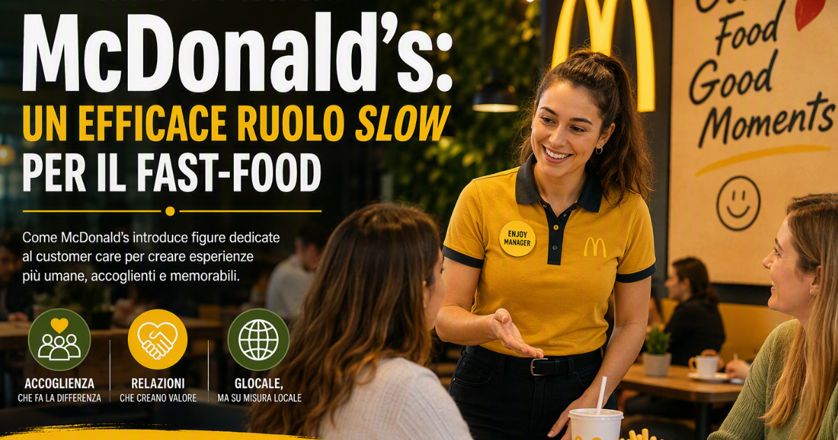 Guest Experience Leader in McDonald’s: un efficace ruolo Slow per il fast-food
